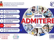 Depunerea actelor de studii în original pentru participarea în concursul final de admitere la USMF „Nicolae Testemițanu”